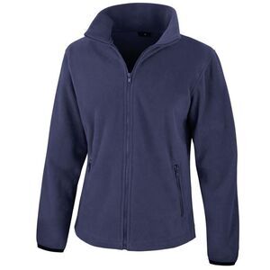 Result Womens/Ladies Core Fashion Fit Fleece Top / Navy Blue